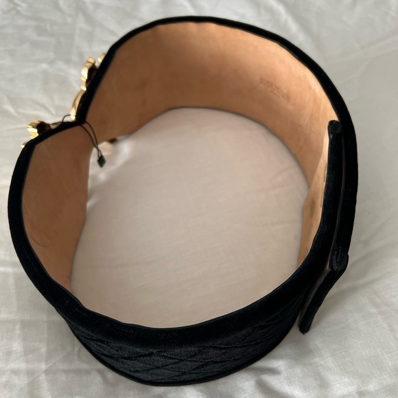 Balmain Velvet Leather Waist Belt – 100% Authentic - Picture 5 of 13